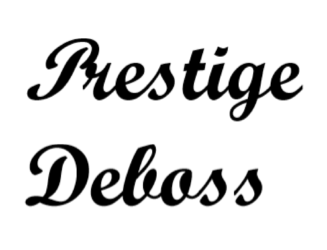 Prestige deboss